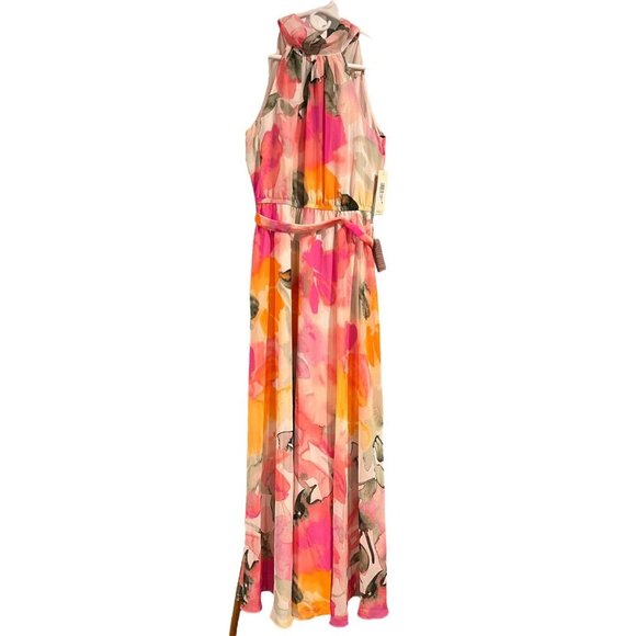 Eliza J Floral Halter Maxi Dress - Picture 4 of 6